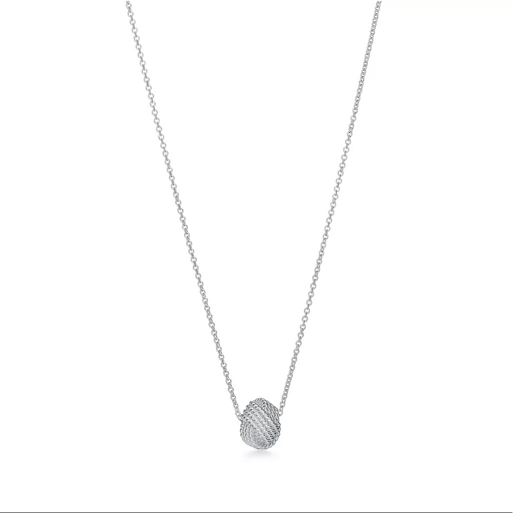 Tiffany’s Twist Knot Necklace, sterling silver